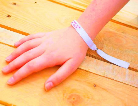abc-marquage.com - Bracelet tissé avec anneau réglable