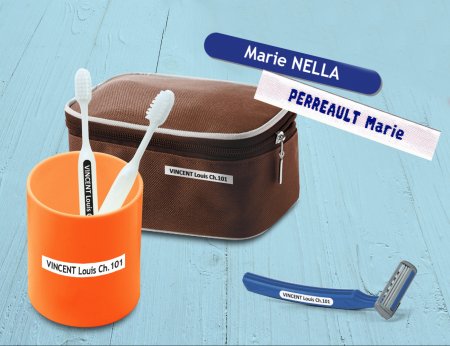 abc-marquage.com - Kit d' étiquettes de marquage  pour l'entrée en maison de retraite-ehpad